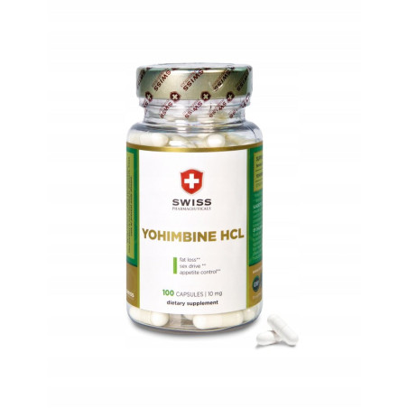 Swiss Pharmaceuticals YOHIMBINE 10mg 100 kaps.