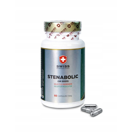 Swiss Pharmaceuticals STENABOLIC 5mg 60k. SR 9009