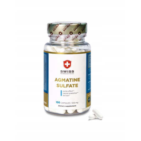 Swiss Pharmaceuticals AGMATINE 500mg 100k AGMATYNA