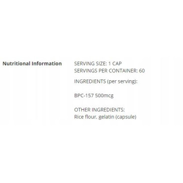 Brawn Nutrition BPC - 157 500mcg 60kaps.